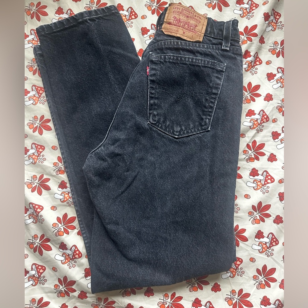 Vintage Levi's black jeans